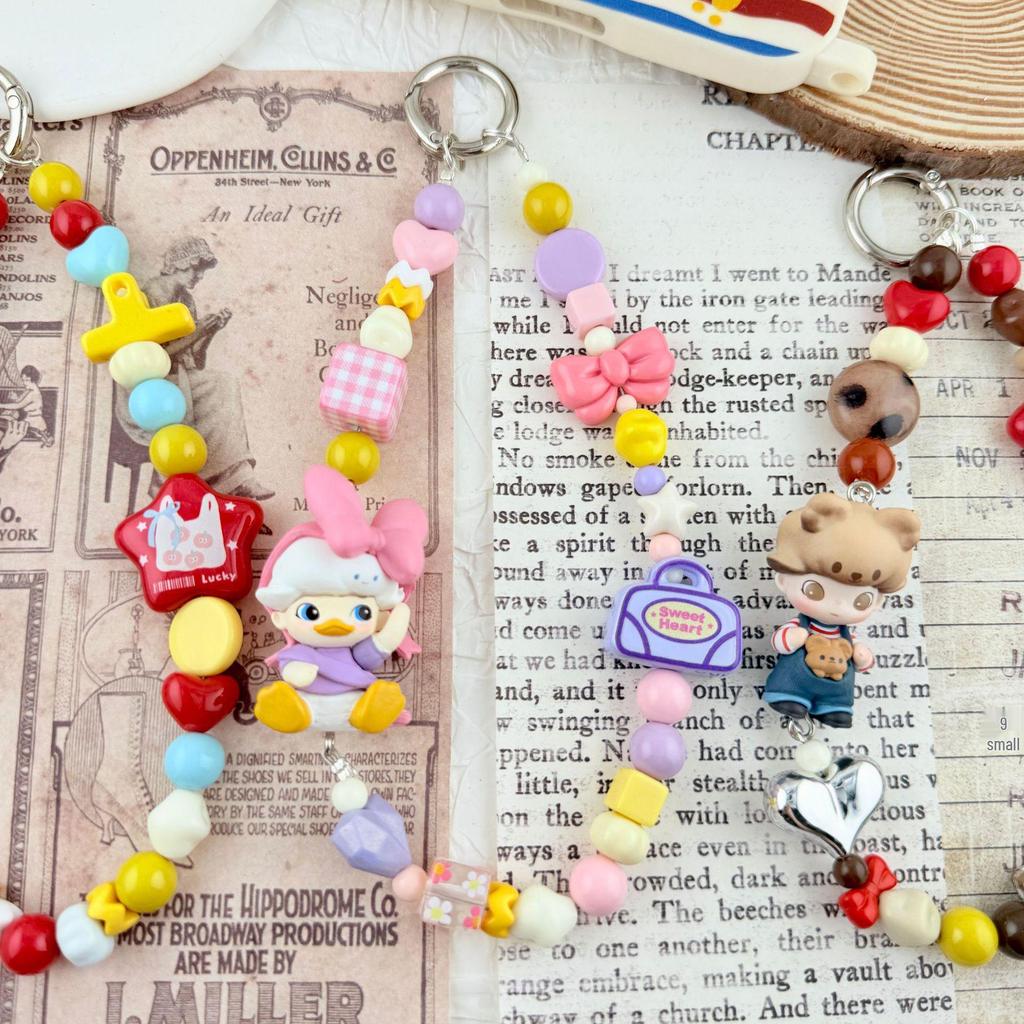 Pop Mart Dimoo Custom Doll Phone Case & Backpack Charm DIY Lanyard Gift