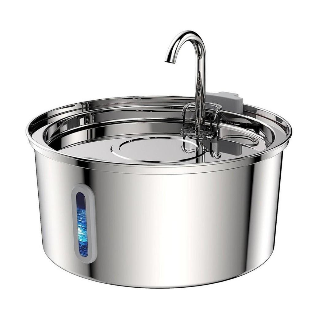 3.2L Stainless Steel Automatic Pet Water Fountain for Cats and Dogs