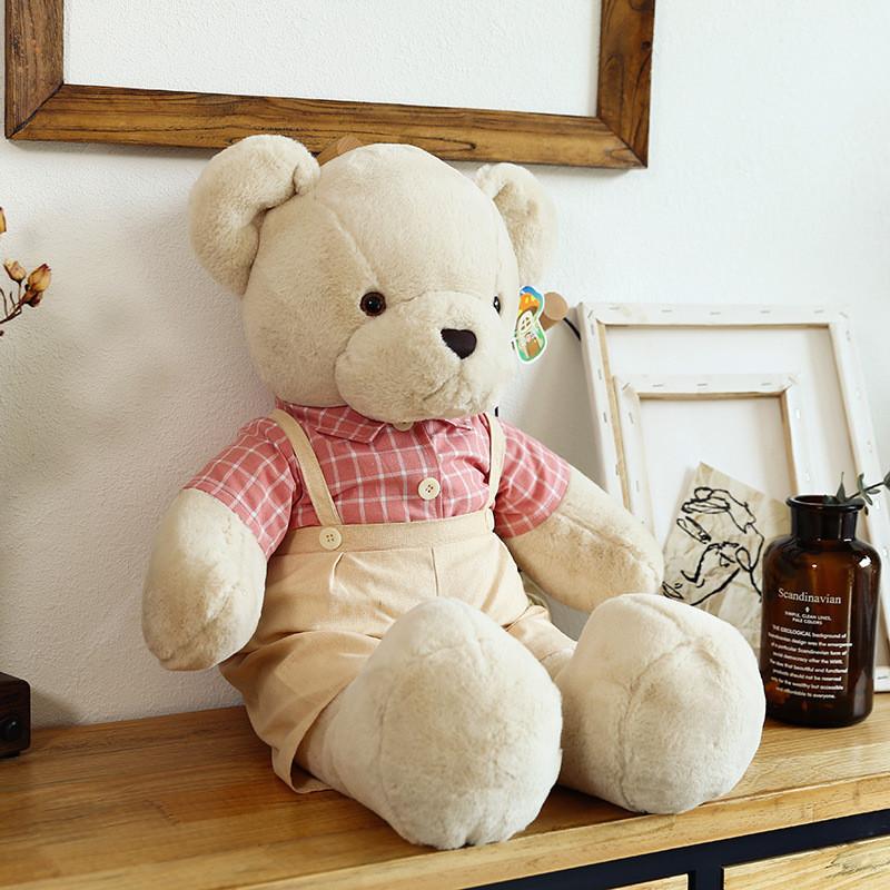 Bear Cute Plush Toy Soft Cartoon Stuffed Animal Kids Birthday Decoration Gift