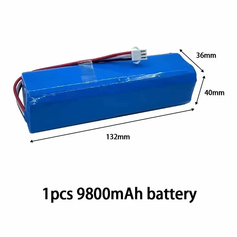 2025 100% original For Xiaomi 14.4V lithium battery 2P4S battery 5200mAh 6500mAh 12800mAh Viomi S9 Lydsto R1 Roadmi Eve Plus