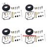 4sets  Carburetor repair kit for Suzuki Bandit  GSF400 GK75A 1991-1997 GSF 400 GK 75A 75 A Fuel System float diaphragm