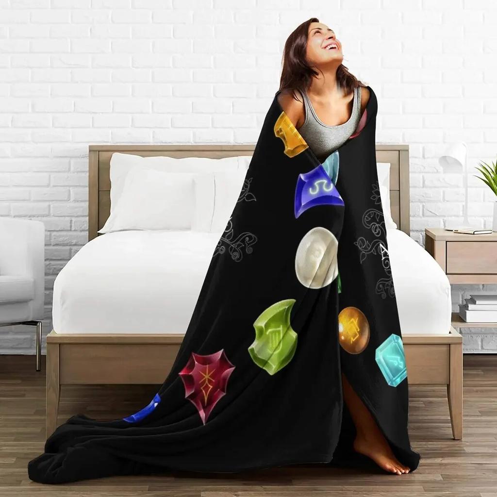 Eine Decke für ein Leben voller Abenteuer Weiche Warme Flanelldecke Tagesdecke für Bett Wohnzimmer Picknick Reise Zuhause Sofa