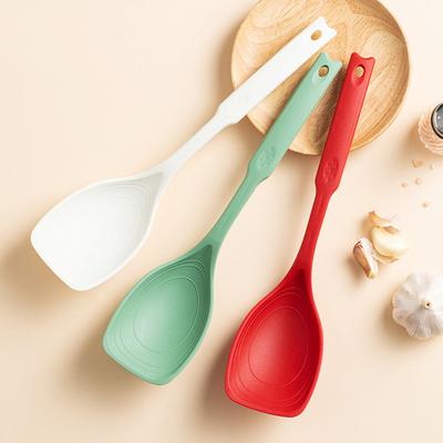 Multi-Functional Silicone Spatula Spoon Cooking Tools Soup Spoon Household Reusable Non-Stick Stir-Fry Spatula Kitchen Supplies