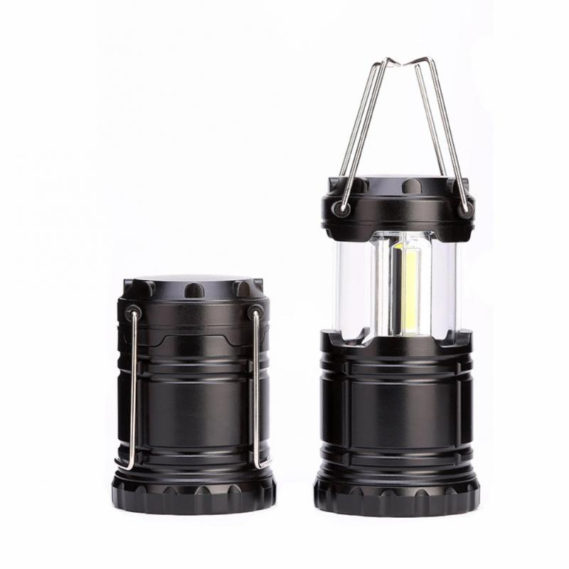 Mini 3*COB Tent Lamp LED Portable Lantern TelescopicTorch Camping Lamp Waterproof Emergency Light Powered
