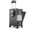 Multi-Purpose Business Trolley Suitcase with Laptop Compartment and Cup Holder