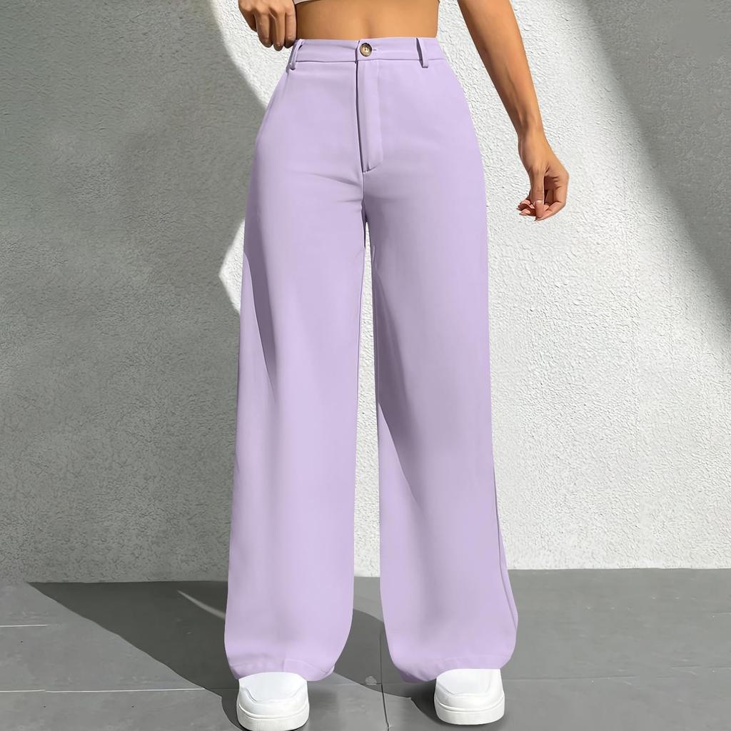 Work Pants Women Business Casual High Waisted Wide Leg Trousers Dressy Work Outfits