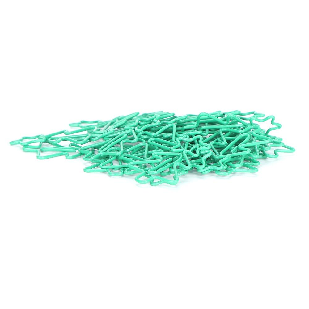 30Pcs 3.2 X 1.9cm Paper Clips Green Fun Paper Clips Stationery Supplies Paperclips  Book Marking