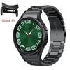 No Gaps Quick Fit Stainless Steel Strap For Samsung Galaxy Watch 6 Classic 43 47mm For Galaxy 6 5 4 44 40mm 5 Pro 45mm Bracelet