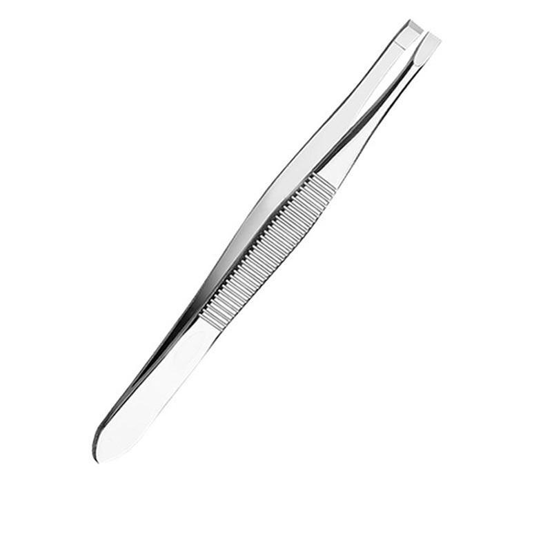 In Stock Stainless Steel Eyebrow Tweezers for Shaping and Plucking