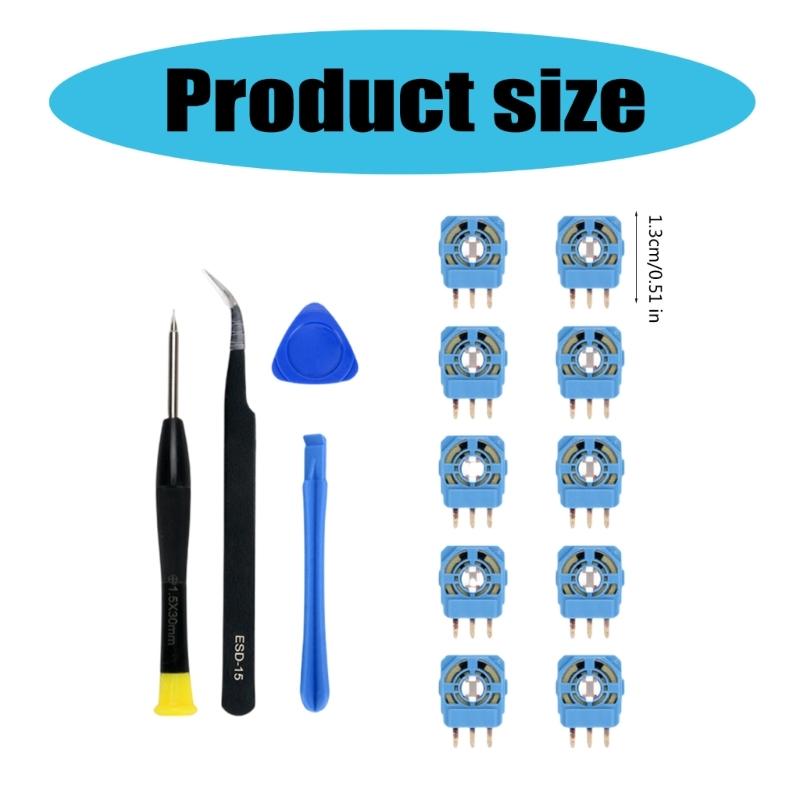 Potentiometer-Regler Ersatz-Trimmwiderstand mit Schraubendreher Pinzette Hebel Daumenstick-Modul