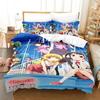 Fashion Anime Monogatari Series Bedding Set Printed Bed Set With Pillowcase Bed Duvet Cover Single Double Queen Super King Size