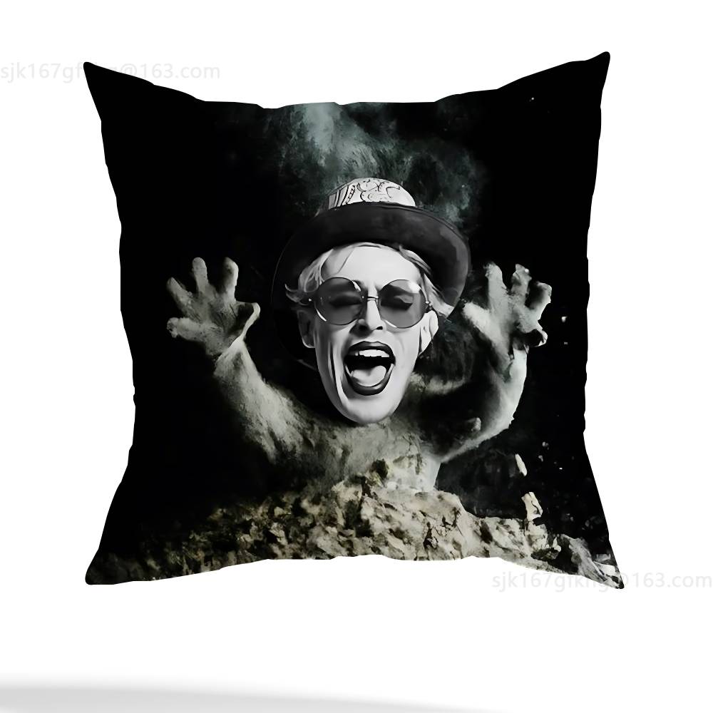 W-Will Wood  Pillow Case Sofa Living Room Bedroom Headboard Backrest Cushion Square Cushion Nap Time