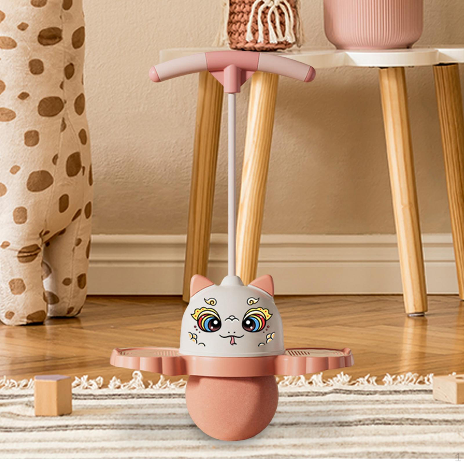 

Надувной мяч Pogo Ball, Прочный мяч для прыжков, Фитнес-игрушки для тренировок детей и взрослых розовый