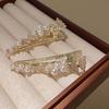 Girl Hairpin Imitation Pearls Fairy Butterfly Design Side Bang Hair Clip