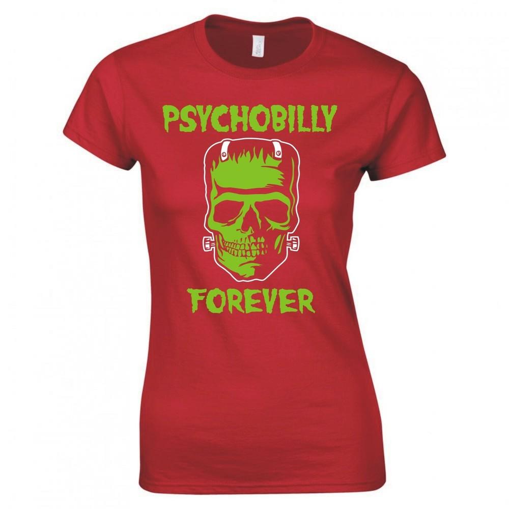 Music Psychobilly Forever Skinny Fit Tshirt