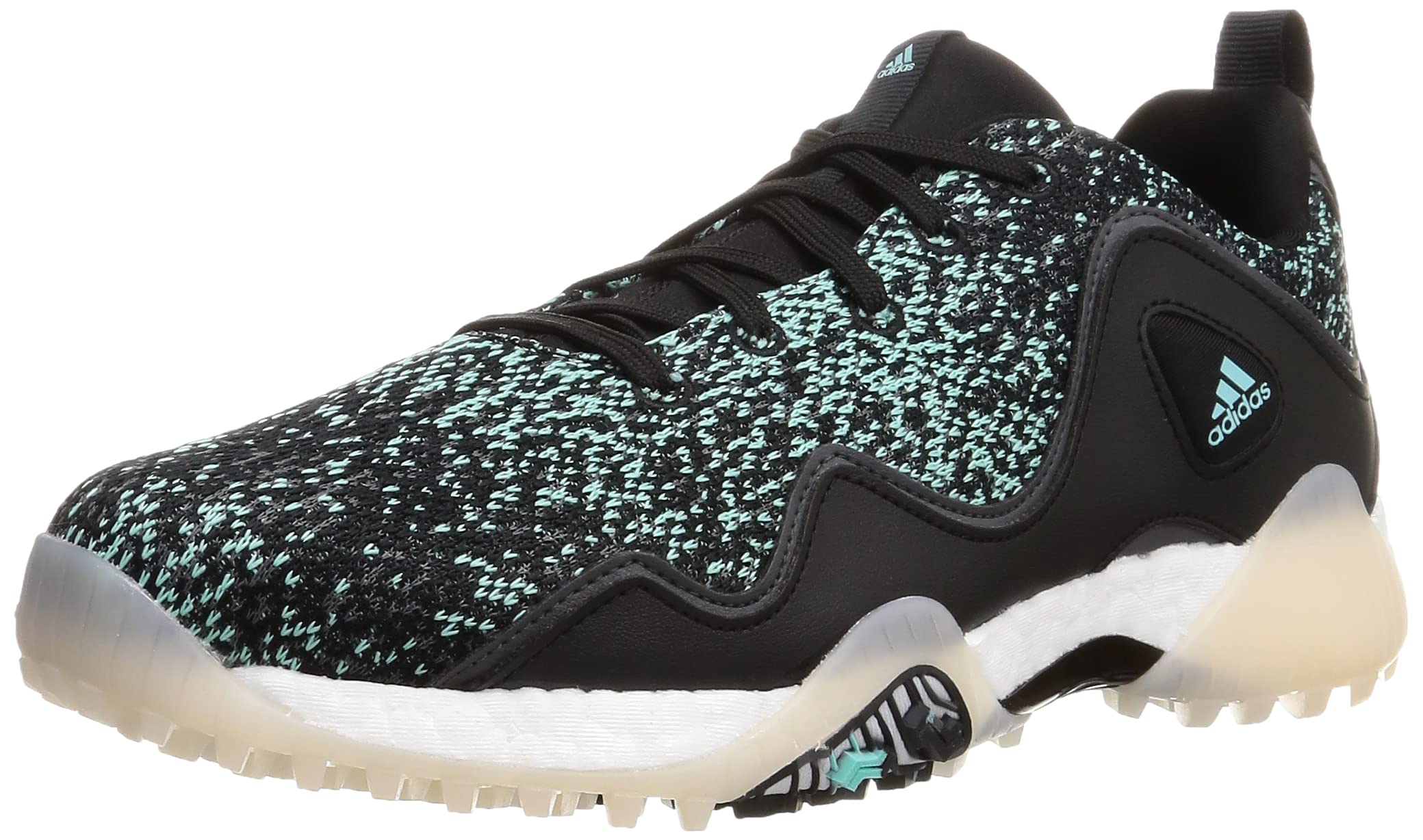 

Кроссовки для гольфа Code Chaos 21 Core Six cm [Adidas Golf] мужские черные/кислотно-мятные/серые 26.0