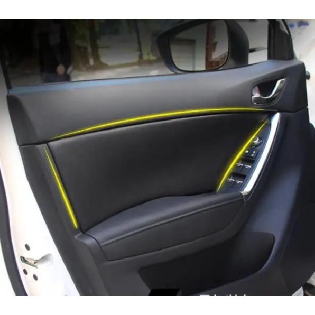 Microfiber Front/Rear Door Panel Armrest Leather Cover Protective Trim For Mazda CX-5 2013 2014 2015 Car Interior