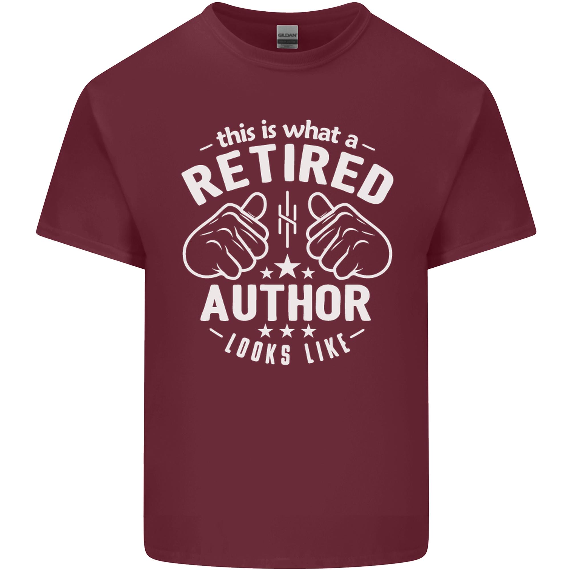 This Is What a Retired Author Looks Like Unisexs Light Cotton TShirt S