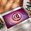 Portsmouth FC Printed Crystal Velvet Rug Non‑Slip Crystal Velvet Carpet For Sofa Bedroom Indoor Home Decoration