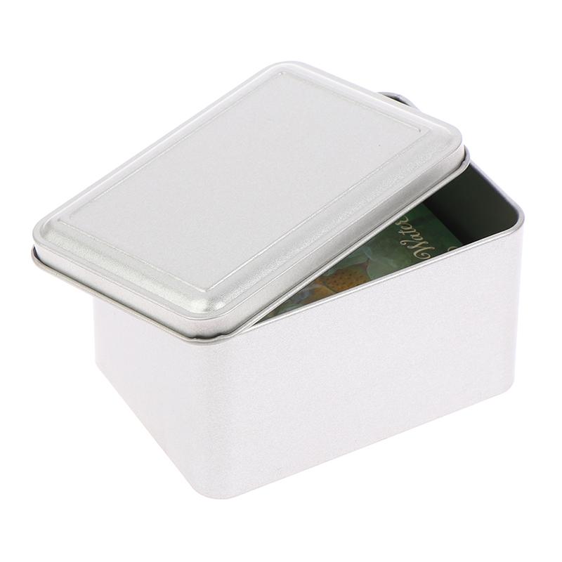 110X80X65Mm Tinplate Tarot Card Storage Box Game Card Collection Divination