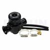 25Mm Universal Black Aluminum Alloy Blow Off Valve Bov Dual Port Dump Valve Kit