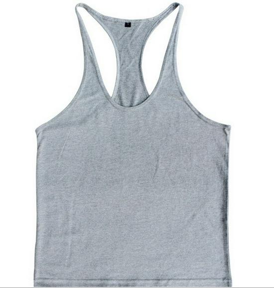 Men's Cotton Muscle Tank Top - Sleeveless, Breathable, Sweat-Absorbent Sportswear