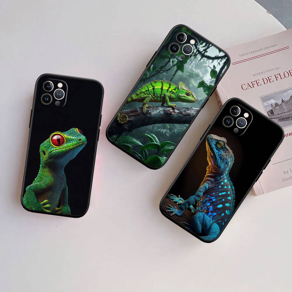 Chameleon New Phone Case for iPhone 6 6s 7 8 11 12 13 14 15 16 17 16E XS Pro Max XR X SE Air
