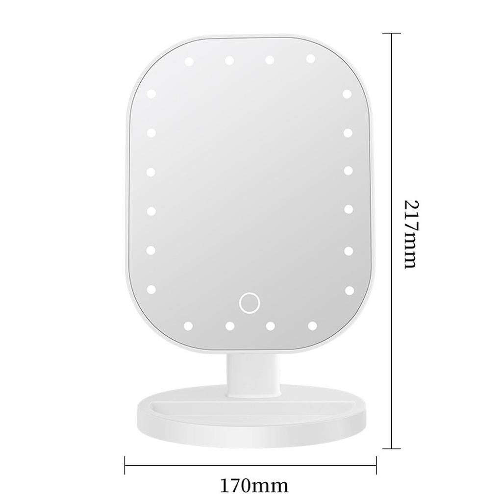 Flat LED Light Makeup Mirror Touch Design Fill Light Mirror Makeup Accessories