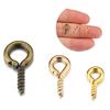 200pcs Small Tiny Mini Eye Pins Eyepins Hooks Eyelets Screw Threaded Clasps Hook for DIY Jewelry Making Findings Wholesale