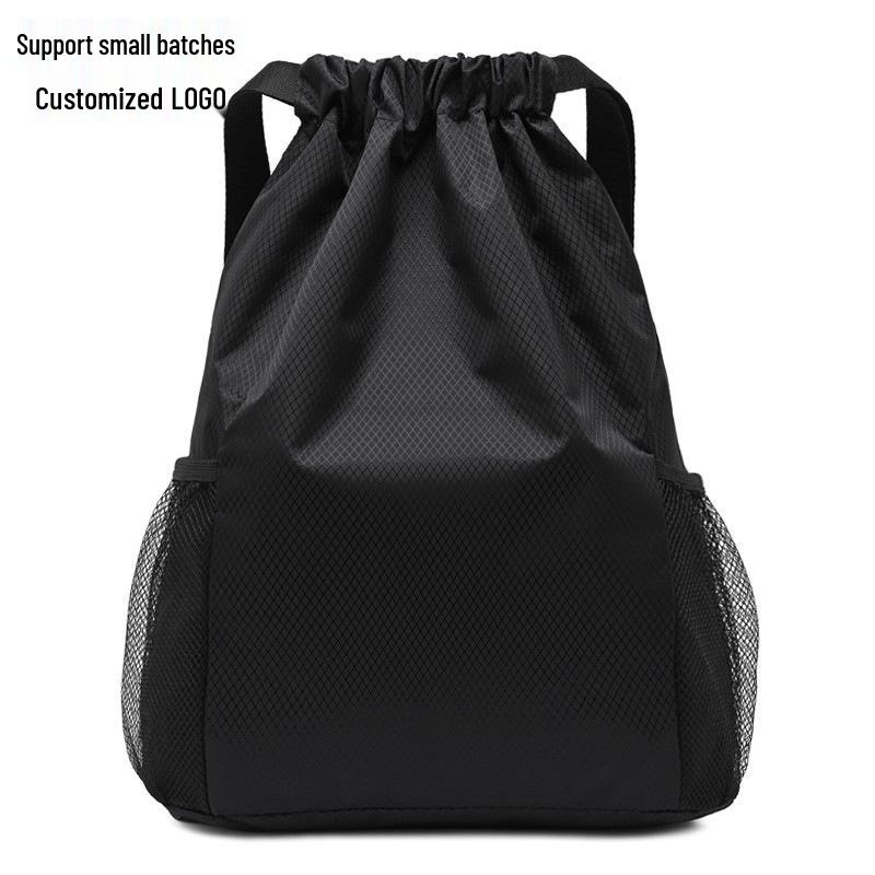 Custom Logo Drawstring Backpack: Gym, School, Tutoring & Shopping Bag