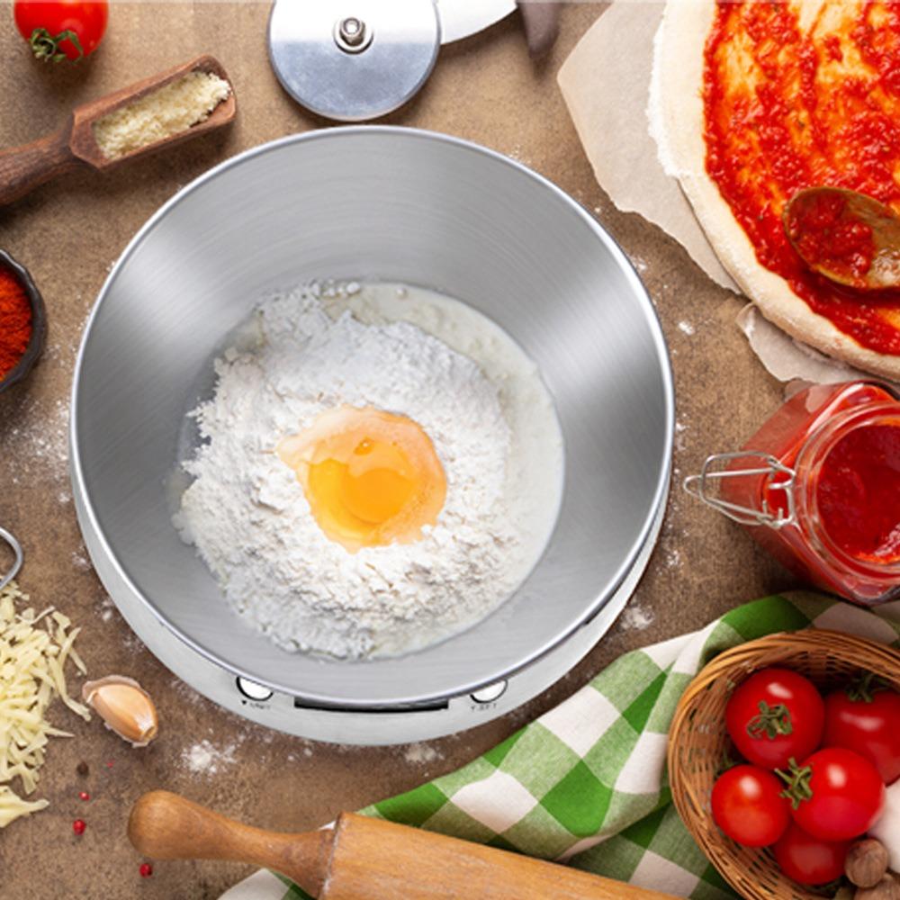 Multifunctional Digital Kitchen Scale LCD Screen with Removable Bowl Baking Scale 5000g/1g High Accuracy Cooking Scale Fruit