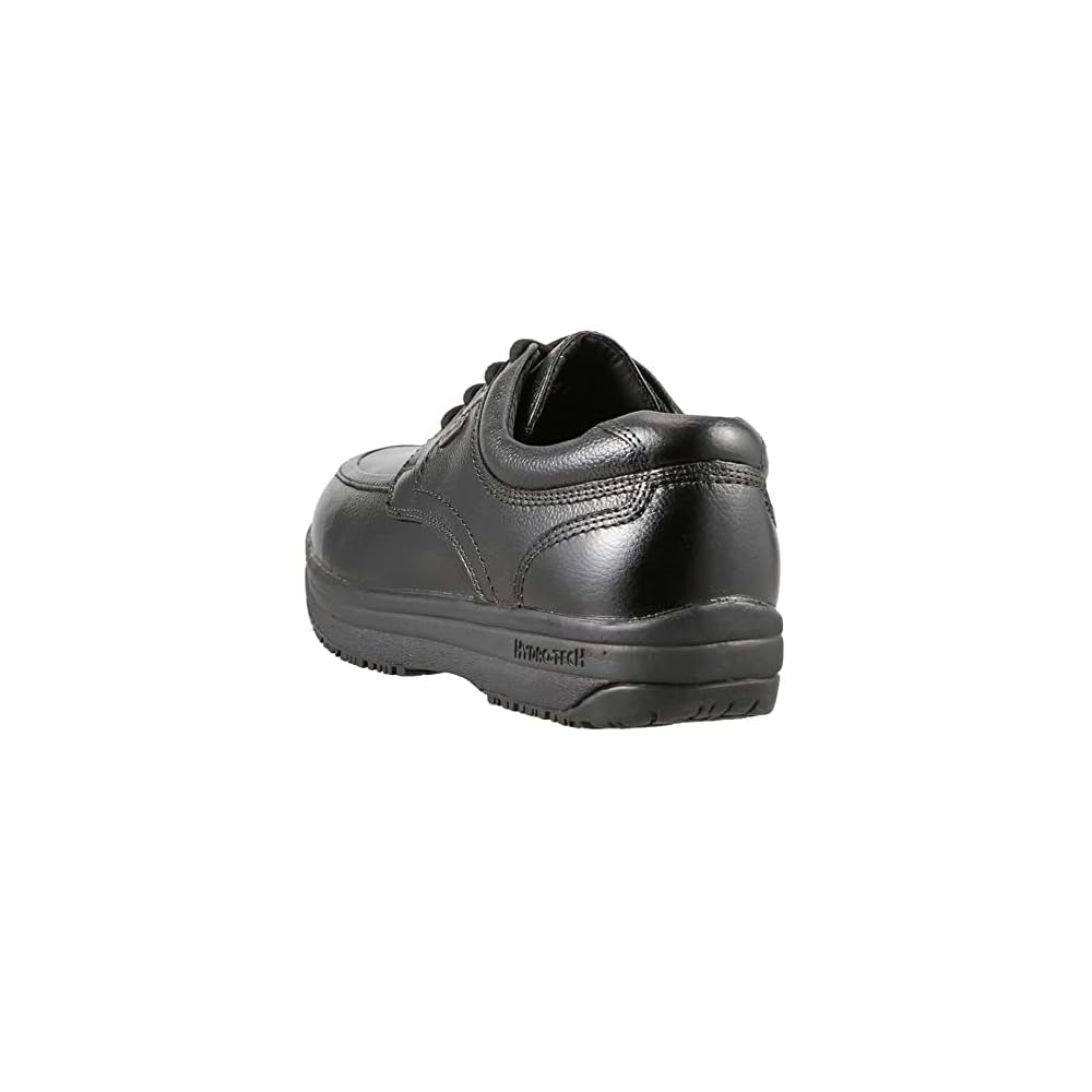 HYDRO TECH HYDR 6301 Wide 4E Waterproof Genuine Leather Walking Shoes, U-tip Oxford, Black, Size