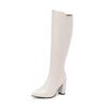 2025 Winter High Leg Knight Boots, Size 34-48, Chunky Heel, Women's Fashion Footwear.
