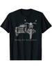 Men's High-end Short Sleeved T-shirt Motorcycle Adventure Theme Russian Ural Side Car Design Very Suitable for Trendy Streetw...