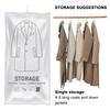 Clothes Compression Storage Bag Space Saving Reusable Empty Pump Bags Space Saving Seal Organizer for Clothes Suits Dress Jacket