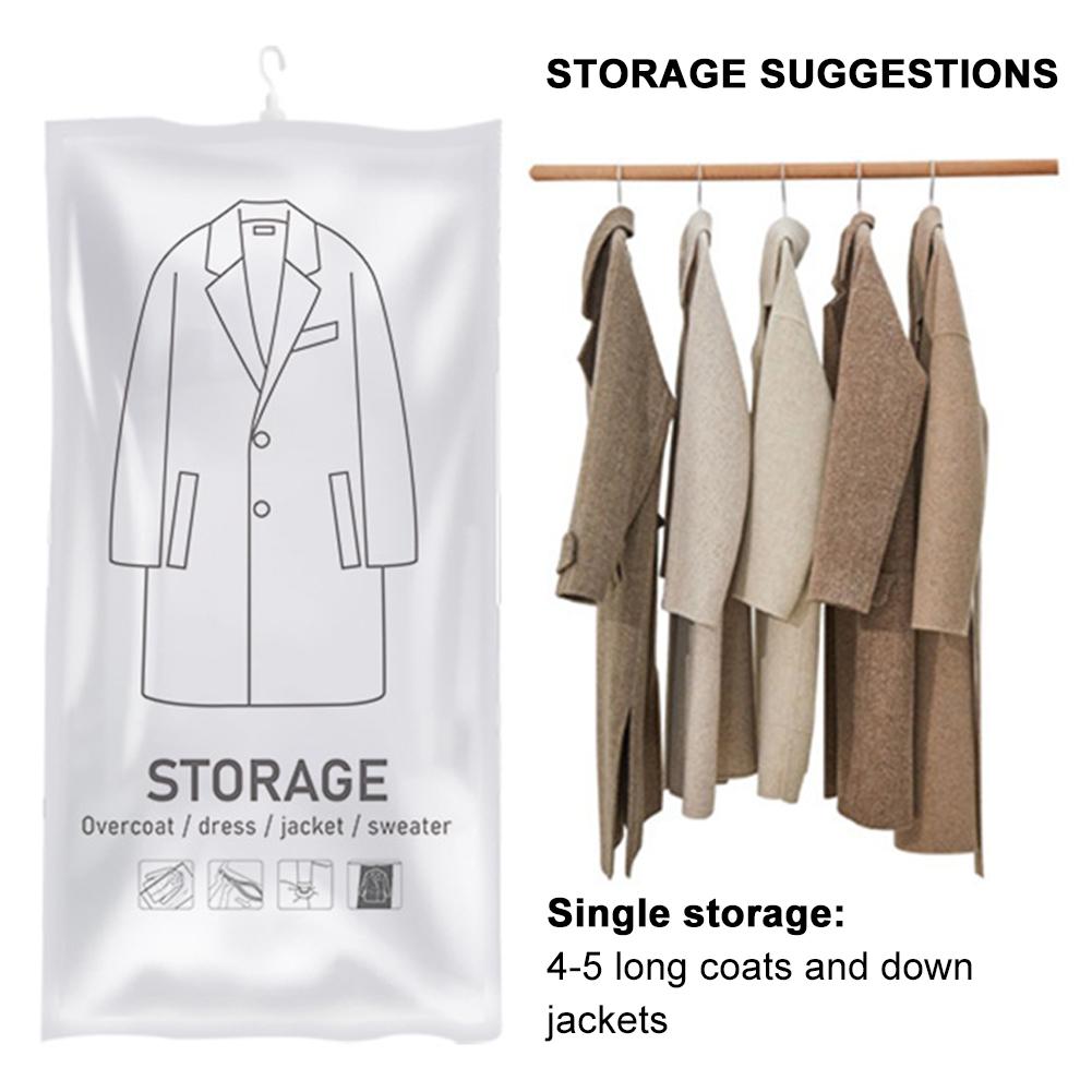 Clothes Compression Storage Bag Space Saving Reusable Empty Pump Bags Space Saving Seal Organizer for Clothes Suits Dress Jacket