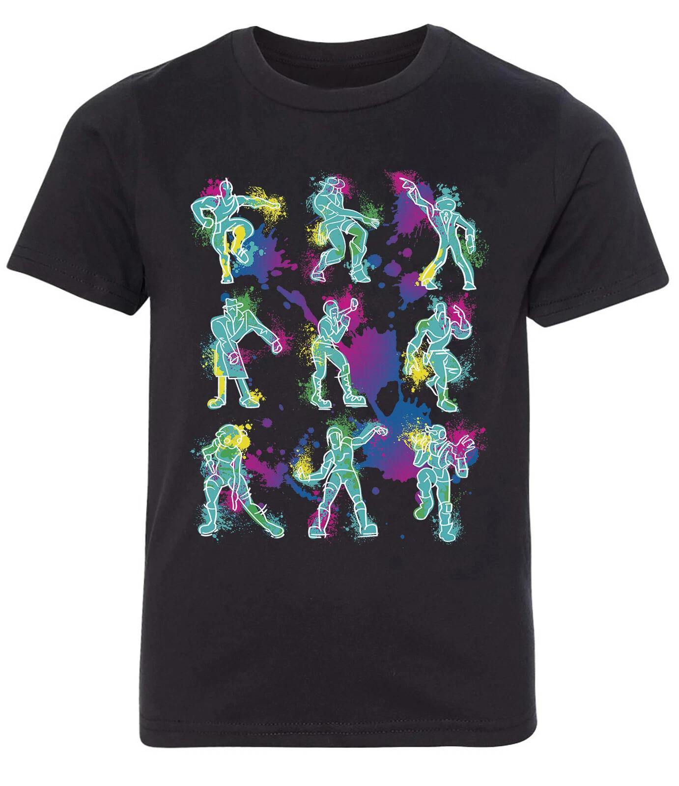 Kids Gaming Shirts | Emote Dances | Youth Video Game kids boys T-Shirt | Cool Kids Shirt 140