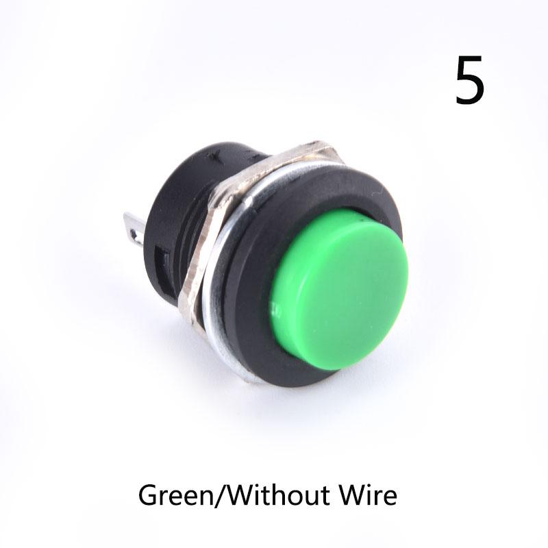 16Mm 12V-24V Waterproof Car Led Power Push Button Momentary Switch Metal On/Of
