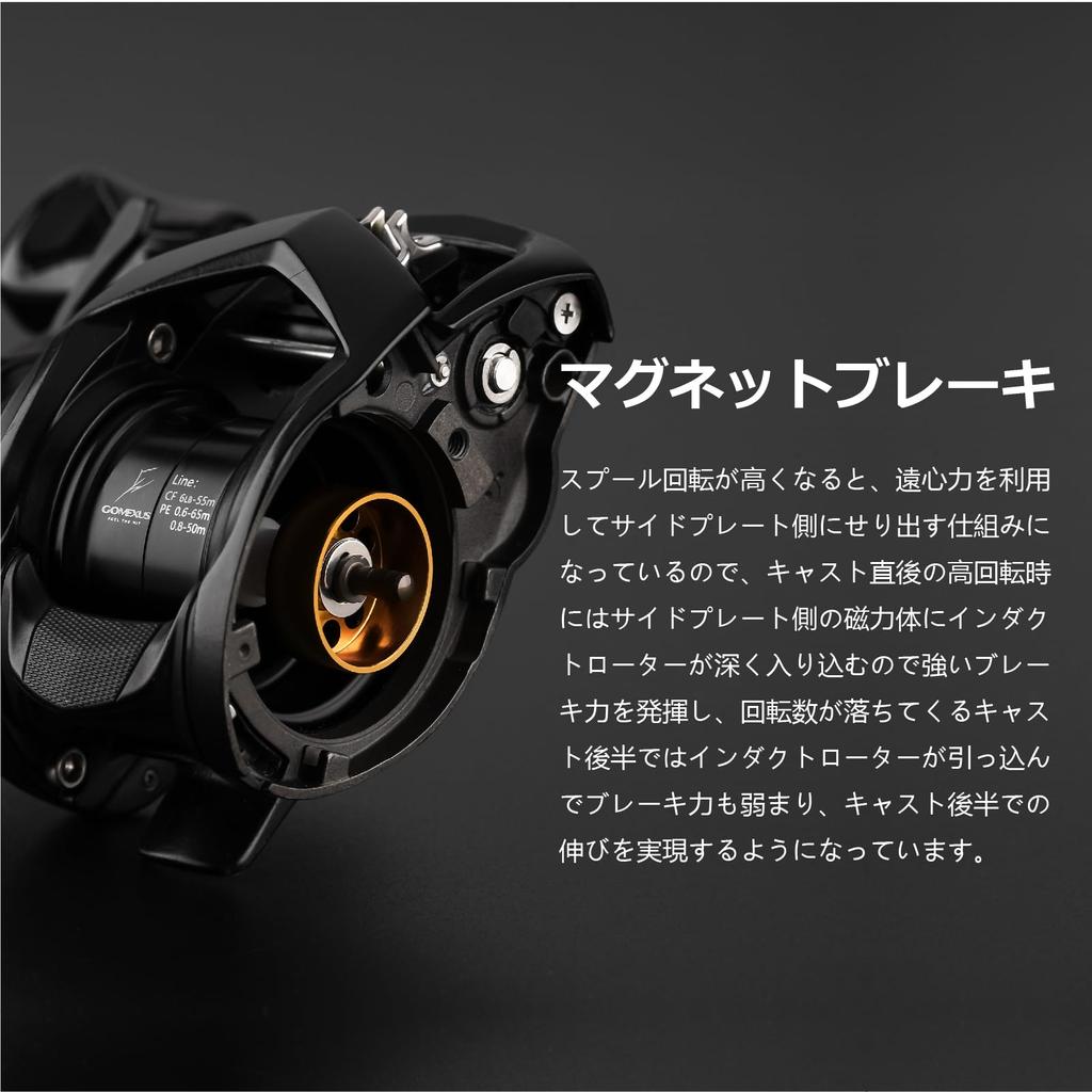Gomexus OT80 Bait Reel Spool Daiwa Tatula 80 Series Replacement Spool for Left and Right Use 3g Compatible with Lightweight Lures Improved Long