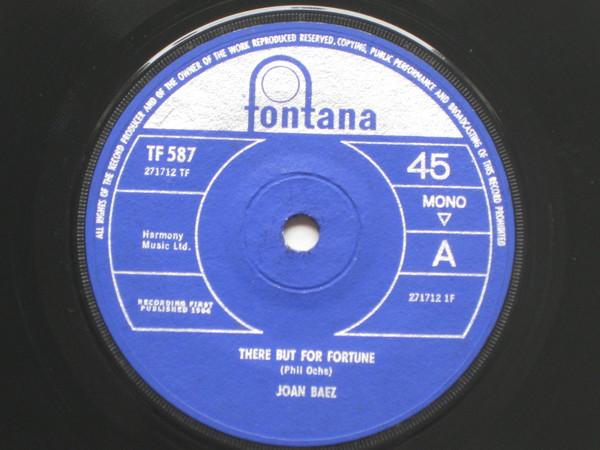 

7inch Record JOAN BAEZ - There But For Fortune TF587 Fontana 1965 UK Folk Used
