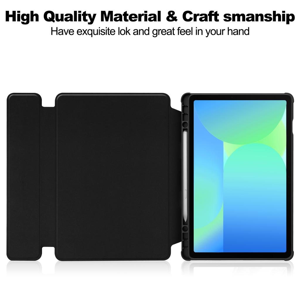 Etui na Samsung Galaxy Tab S10 FE/S9 FE Obrotowa podstawka 360° Skóra PU+Akryl Pokrowiec na tablet (Bez klawiatury)