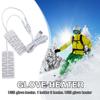 1 Pair Thermal Electric USB Gloves Heater Heated Gloves Carbon Fiber Cloth Skis Mittens Winter Heating Film Pad