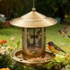 Vogelfutterspender Eichhörnchen-sicher Abnehmbare Basis Kolibri-Futterspender für Garten Hof Fenster Balkon Mast Hühnerstall