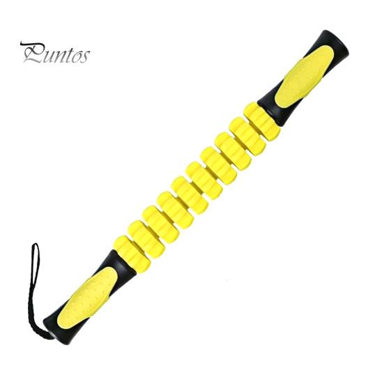 

Массажный роликовый массажер для снятия боли в мышцах, глубокого расслабления тканей, физиотерапии, массажной палочки для лица, плеч, рук и тела жёлтый