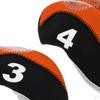 10pcs/pack Golf Club Head Cover Protective Headcover Visible Hole
