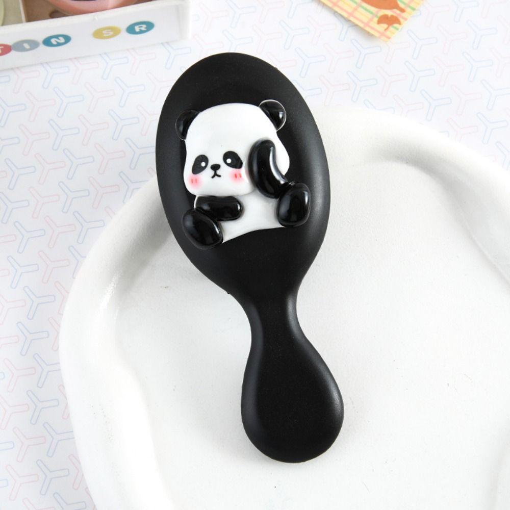 Kawaii Cartoon Animal Airbag Hair Comb Durable Makeup Tool Massage Comb Cute Anti Static Panda Hair Brush Travel