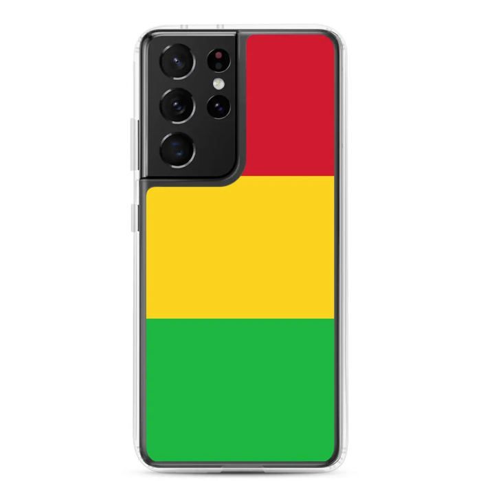 Coque Téléphone - Samsung - Galaxy S20 Plus - Drapeau Mali - Souple - Multicolore