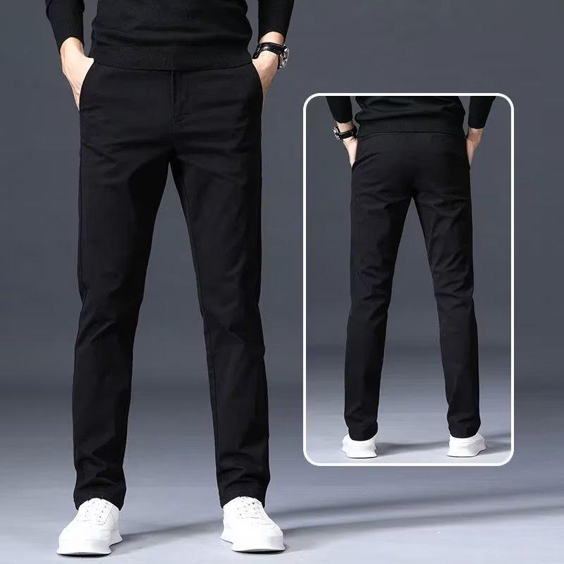 Men's Autumn Casual Straight-Leg Trousers - Versatile, Lightweight, Loose-fit Pants for Business and Workwear