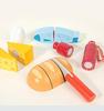 Children's Wooden Kitchen Playset: Pretend Cooking Utensils & Food Cutting Toys