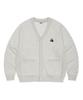 Wacky Willy V-Neck Cardigan Light Gray